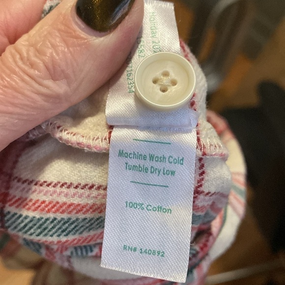 Marine Layer Pajama Top Flannel Classic Red Plaid Womens M warm cozy Winter - Picture 8 of 10